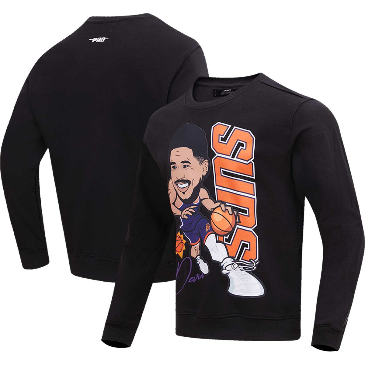 NBA - Devin Booker Phoenix Suns Pro Standard Avatar Pullover Sweatshirt - Black
