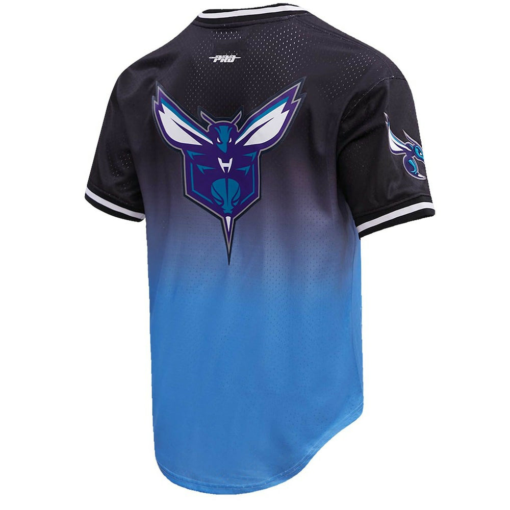 NBA - LaMelo Ball Charlotte Hornets Post Ombre Name & Number T-Shirt - Navy/Blue