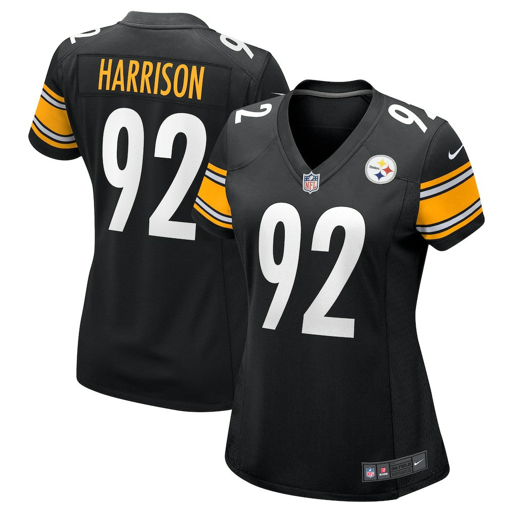 James Harrison Pittsburgh Steelers Women's Retired Game Jersey Black - Nike
