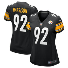 James Harrison Pittsburgh Steelers Women's Retired Game Jersey Black - Nike