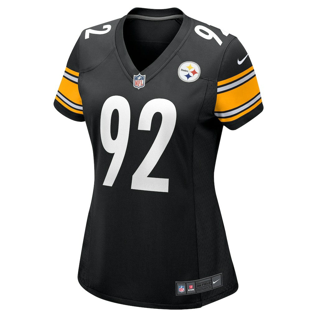 James Harrison Pittsburgh Steelers Women's Retired Game Jersey Black - Nike