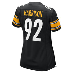 James Harrison Pittsburgh Steelers Women's Retired Game Jersey Black - Nike