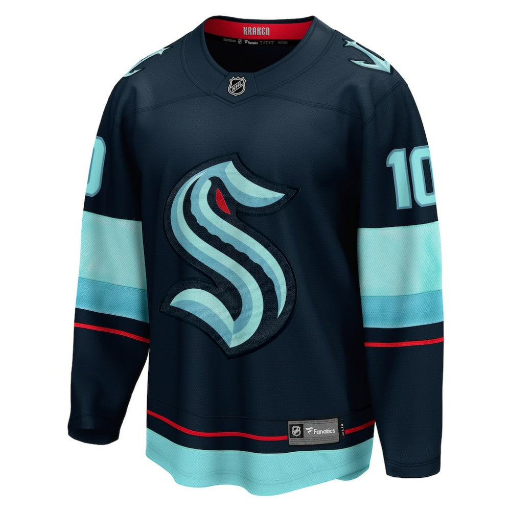 Matty Beniers Seattle Kraken Fanatics Premier Breakaway Player Jersey - Deep Sea Blue | NHL Jerseys