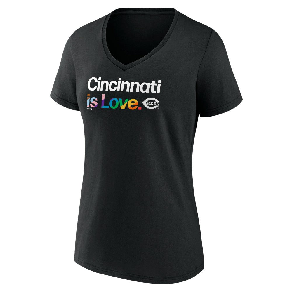Cincinnati Reds Women's City Pride V-Neck T-Shirt Near Me