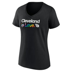 Cleveland Guardians Women's City Pride V-Neck T-Shirt for sale