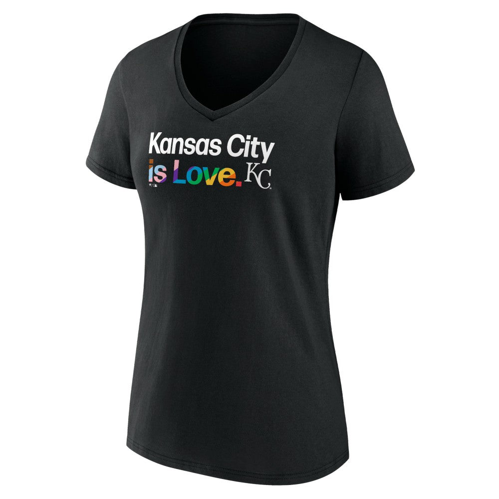 Kansas City Royals Women's City Pride V-Neck T-Shirt Lifestyle