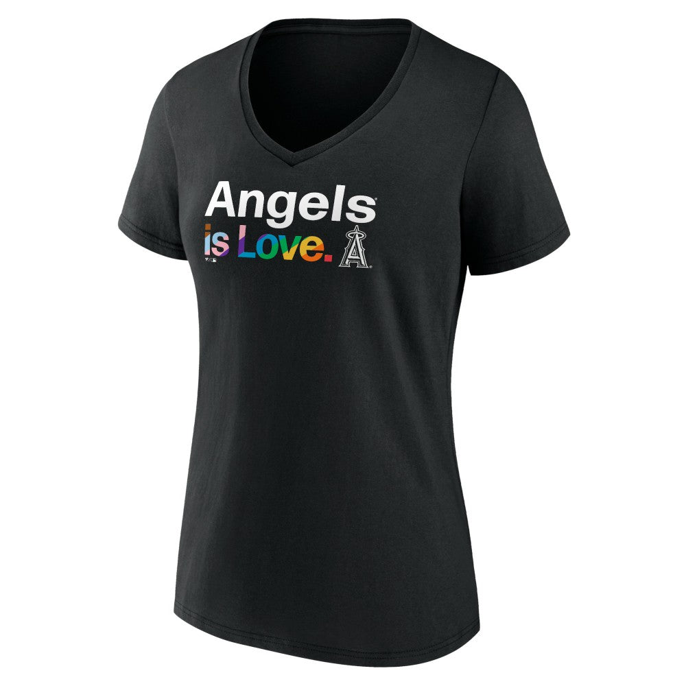Los Angeles Angels Women's City Pride V-Neck T-Shirt Clearance
