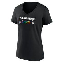 Los Angeles Dodgers Women's City Pride V-Neck T-Shirt for sale