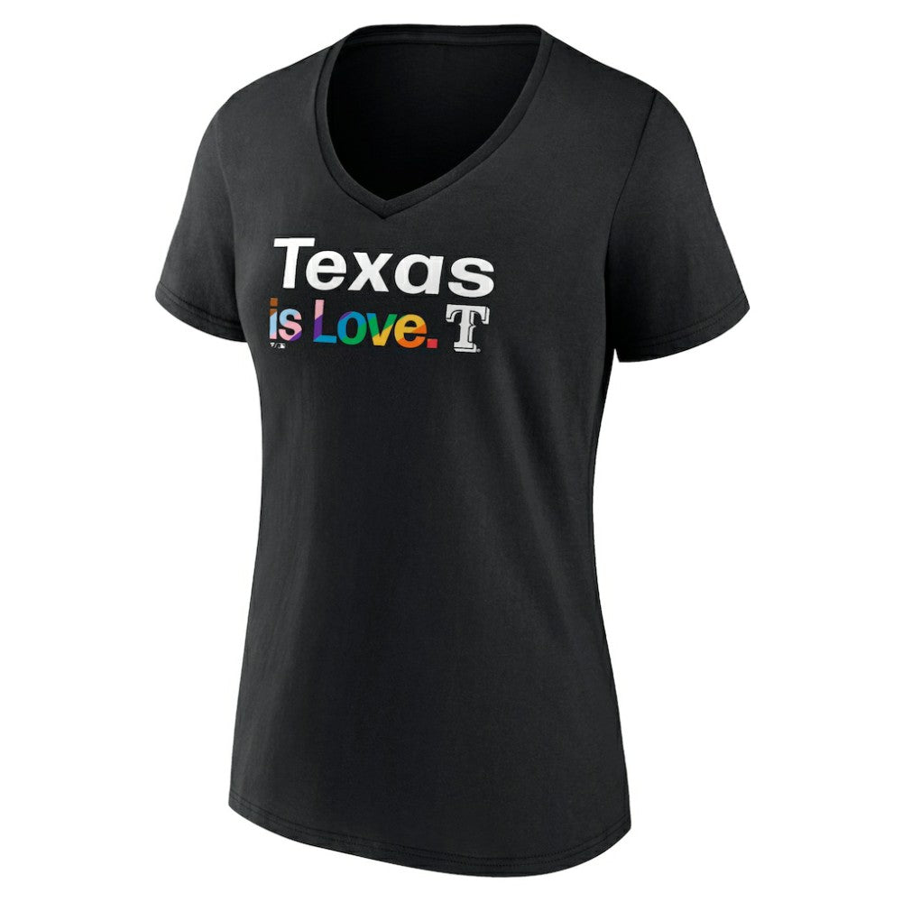 Texas Rangers Women's City Pride V-Neck T-Shirt for sale