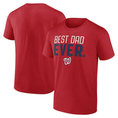 Washington Nationals Best Dad Ever T-Shirt discount