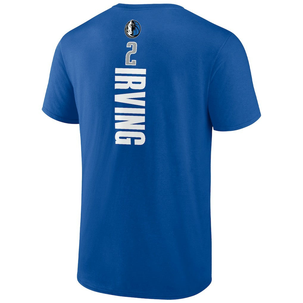 NBA - Kyrie Irving Dallas Mavericks Playmaker Name & Number T-Shirt - Royal