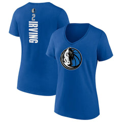 NBA - Kyrie Irving Dallas Mavericks Women's Playmaker Name & Number V-Neck T-Shirt - Royal