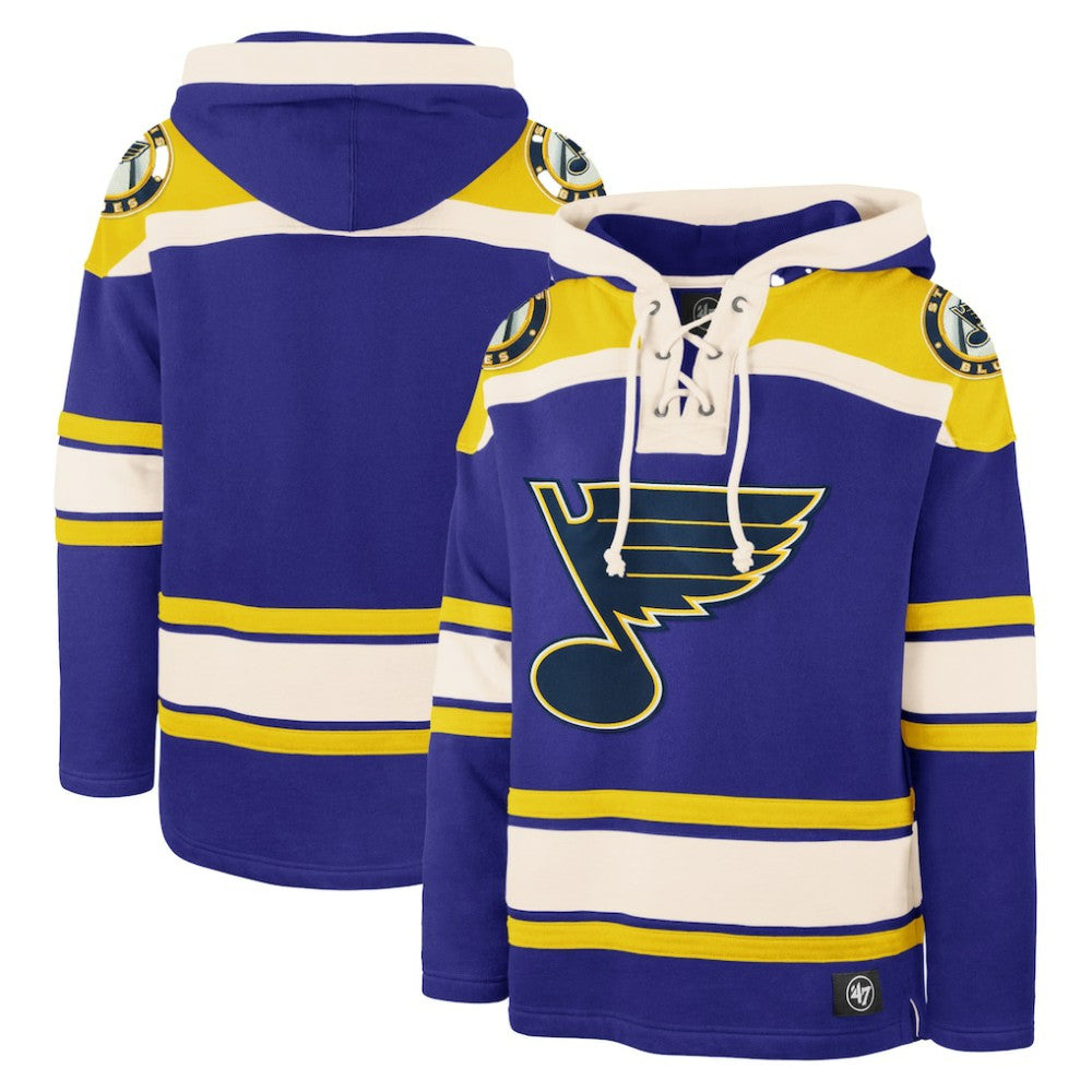 St. Louis Blues - '47 Superior Lacer Hoodie Blue