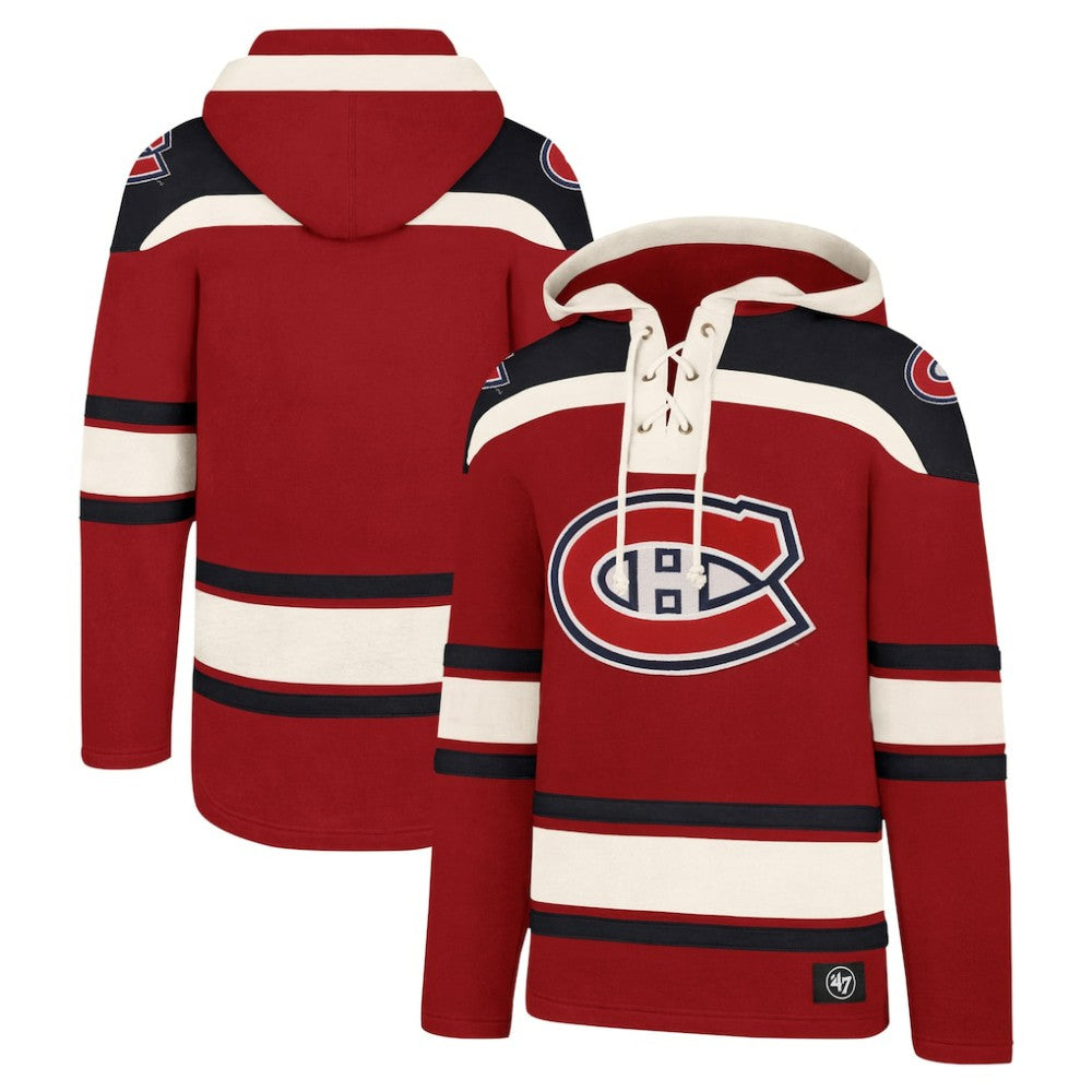 Montreal Canadiens - '47 Superior Lacer Hoodie Red
