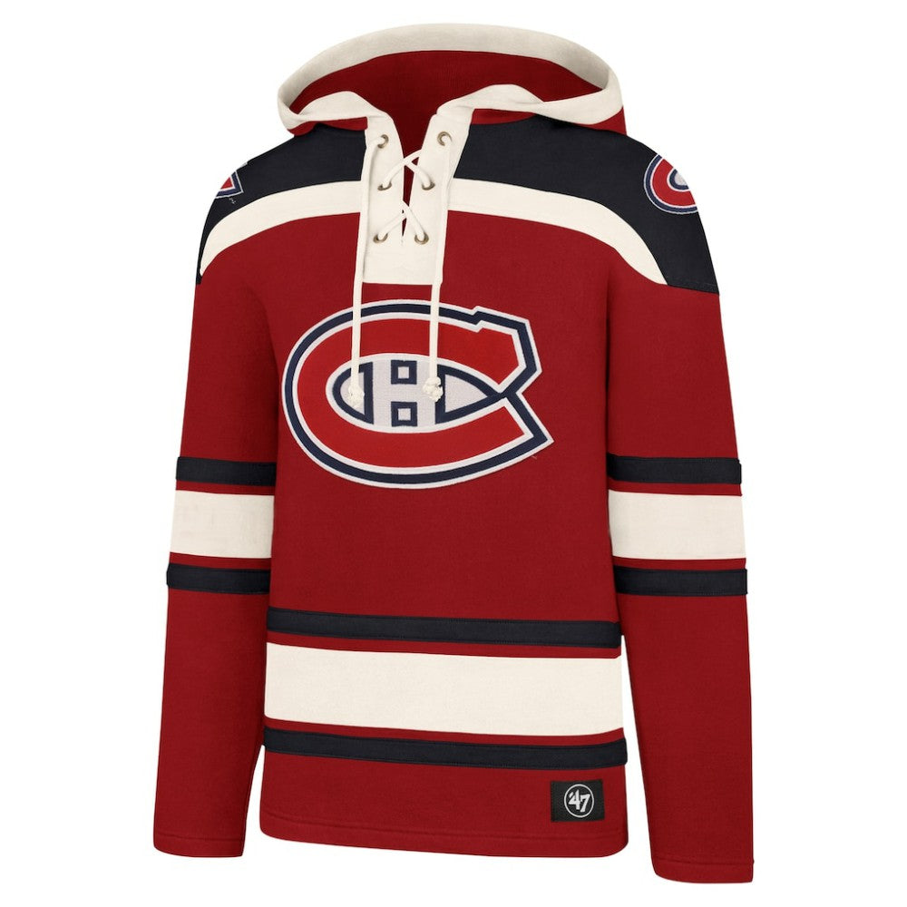 Montreal Canadiens - '47 Superior Lacer Hoodie Red