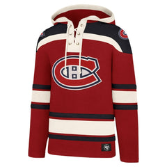 Montreal Canadiens - '47 Superior Lacer Hoodie Red