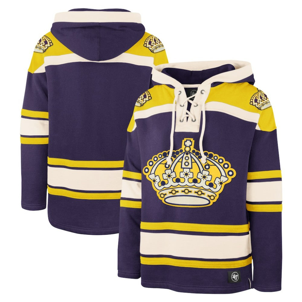 Los Angeles Kings - '47 Superior Lacer Hoodie Purple
