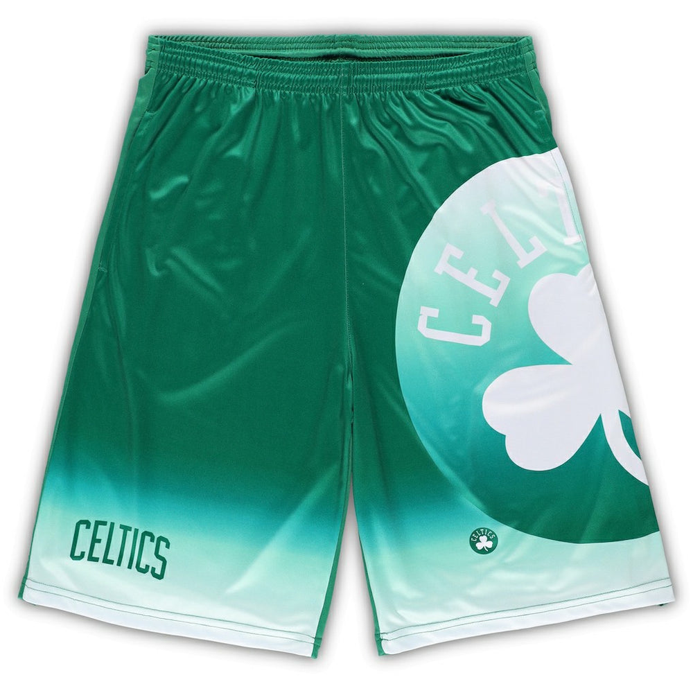 Fanatics - Boston Celtics Big & Tall Graphic Shorts - Kelly Green