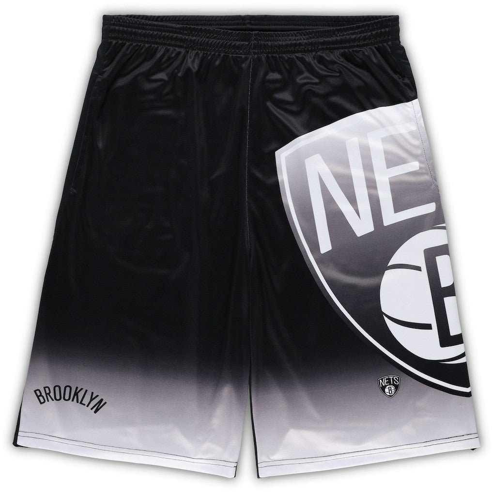 Fanatics - Brooklyn Nets Big & Tall Graphic Shorts - Black