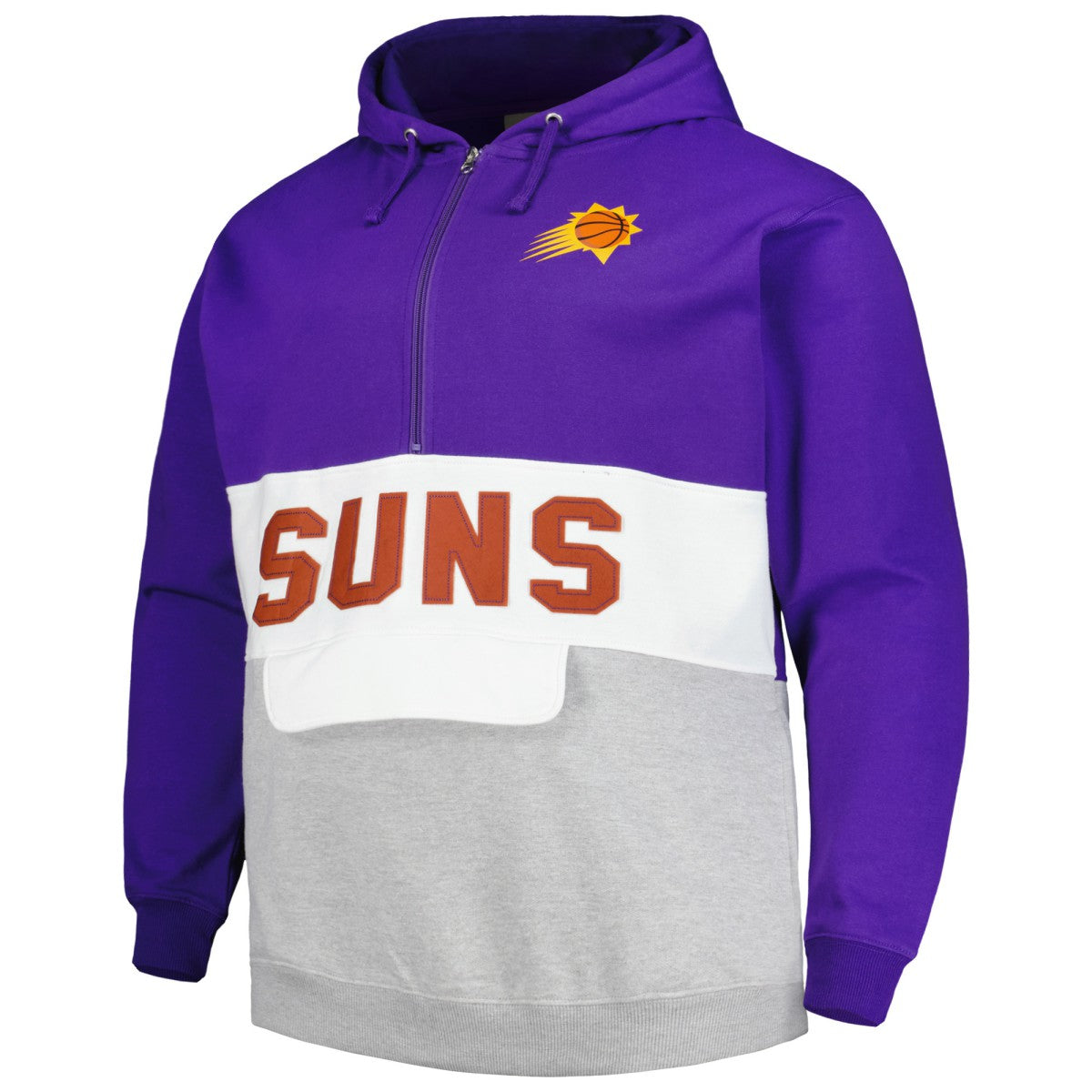 Fanatics - Phoenix Suns Big & Tall Anorak Half-Zip Hoodie - Purple