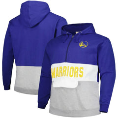 Fanatics - Golden State Warriors Big & Tall Anorak Half-Zip Hoodie - Royal