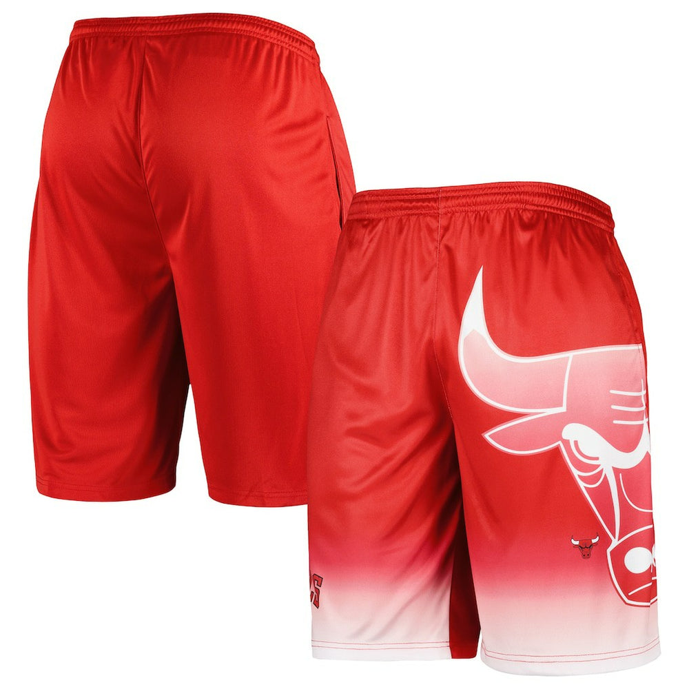 Fanatics - Chicago Bulls Graphic Shorts - Red