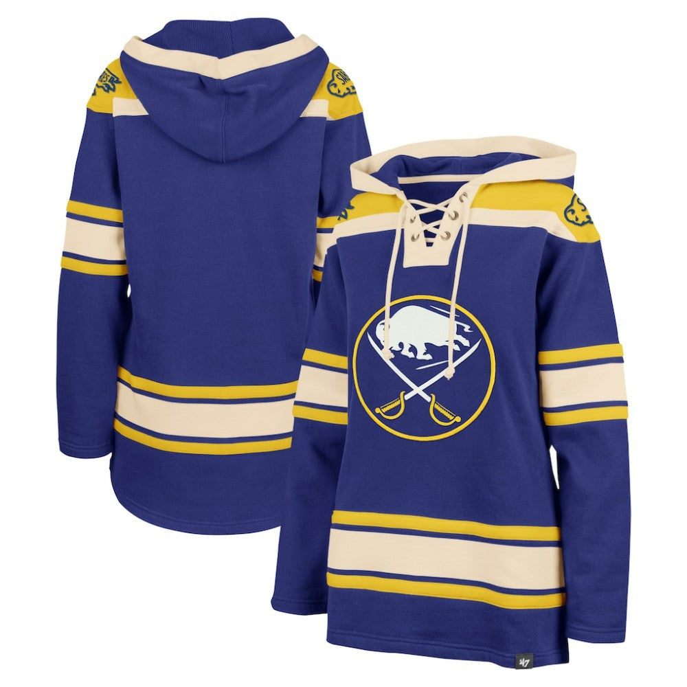 Buffalo Sabres - '47 Women's Superior Lacer Pullover Hoodie Royal