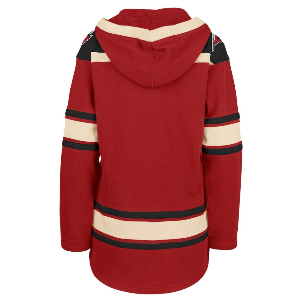 Carolina Hurricanes - '47 Women's Superior Lacer Pullover Hoodie Red