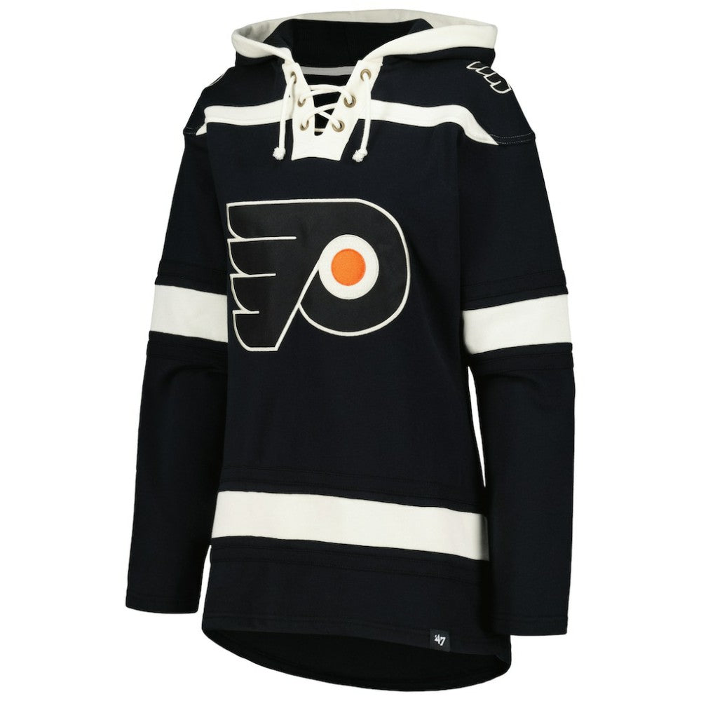 Philadelphia Flyers - '47 Women's Superior Lacer Pullover Hoodie Black