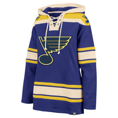 St. Louis Blues - '47 Women's Superior Lacer Pullover Hoodie Blue