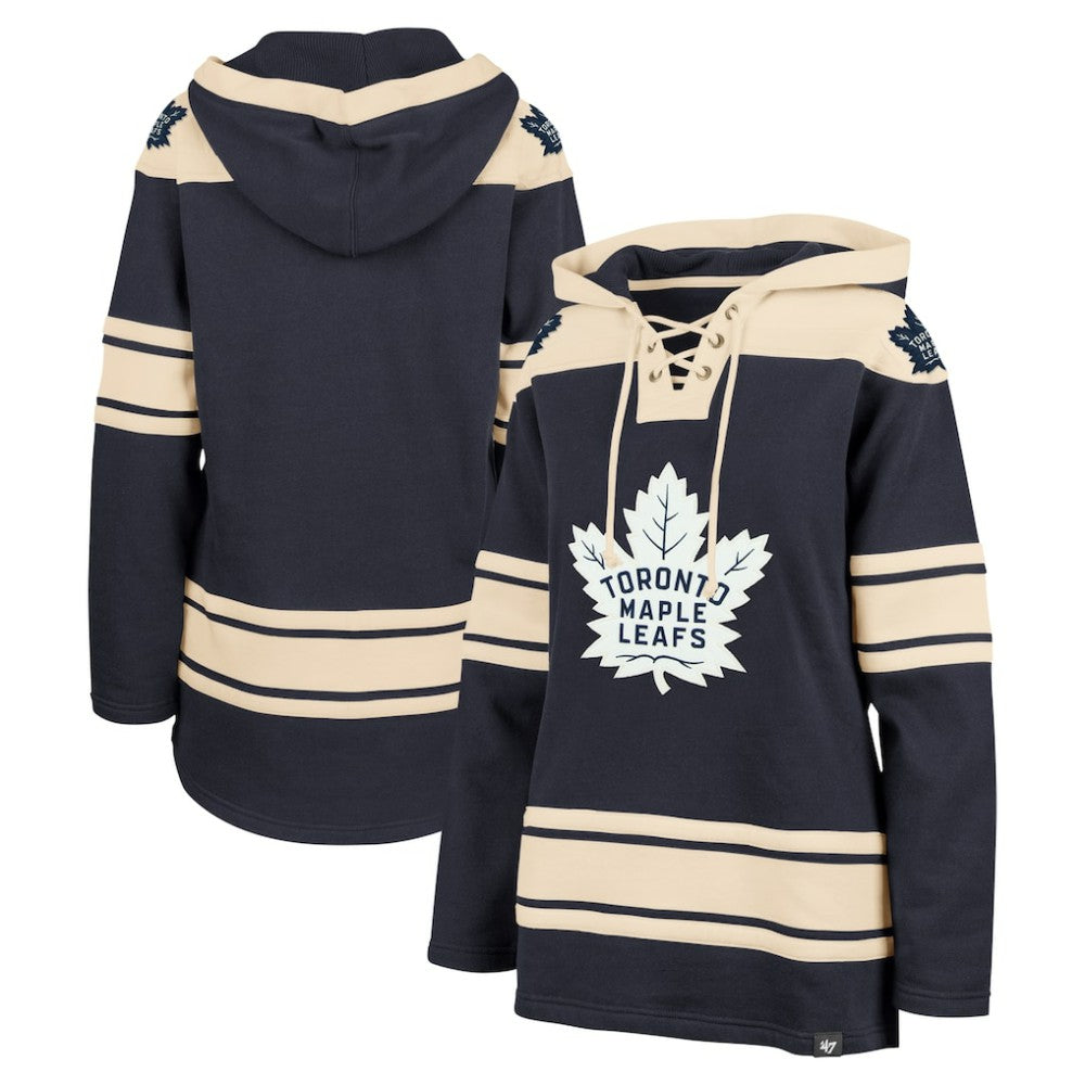 Toronto Maple Leafs - '47 Women's Superior Lacer Pullover Hoodie Navy
