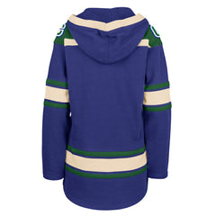 Vancouver Canucks - '47 Women's Superior Lacer Pullover Hoodie Blue
