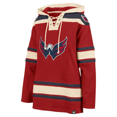 Washington Capitals '47 Women's Superior Lacer Pullover Hoodie Red