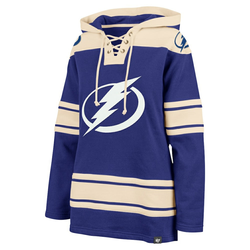 Tampa Bay Lightning - '47 Women's Superior Lacer Pullover Hoodie Blue