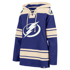 Tampa Bay Lightning - '47 Women's Superior Lacer Pullover Hoodie Blue