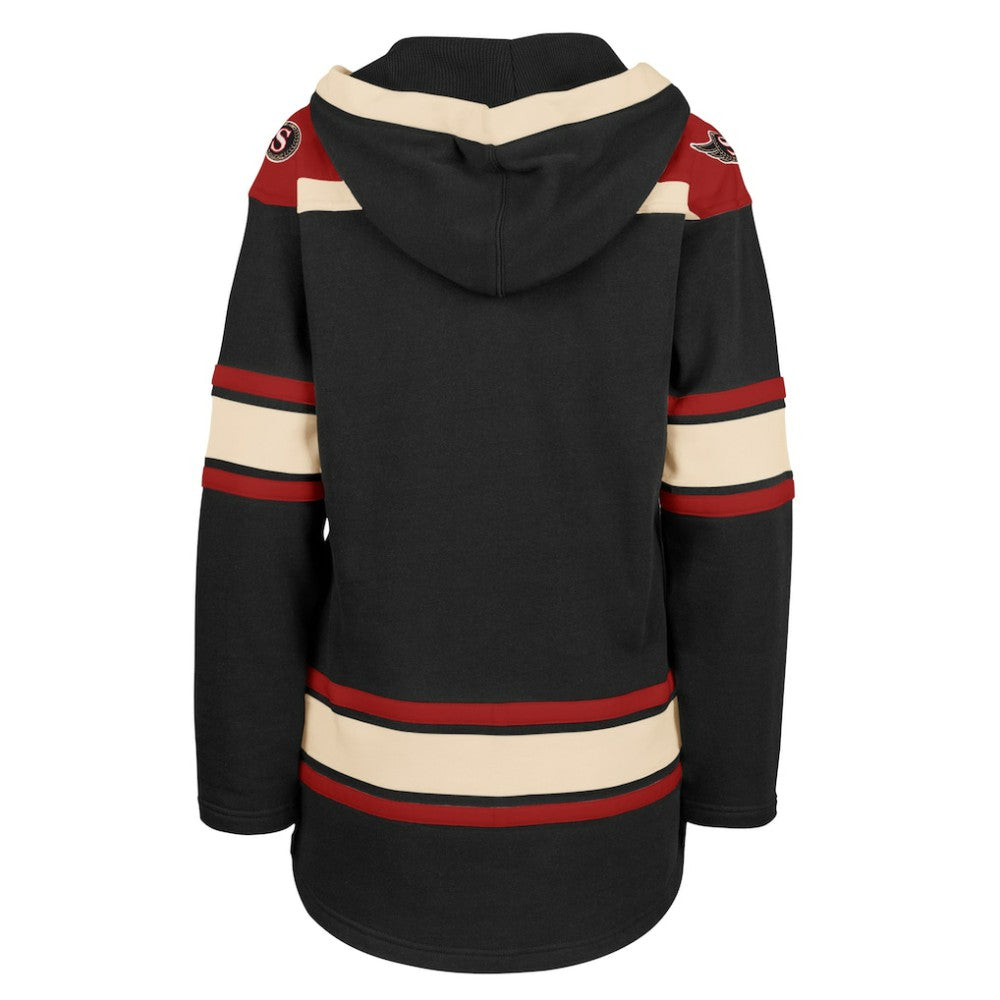 Ottawa Senators - '47 Women's Superior Lacer Pullover Hoodie Black