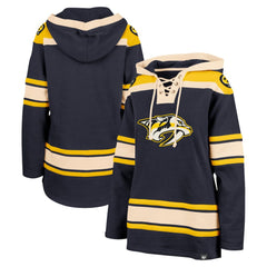 Nashville Predators - '47 Women's Superior Lacer Pullover Hoodie Navy