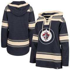 Winnipeg Jets - '47 Women's Superior Lacer Pullover Hoodie Navy