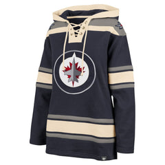 Winnipeg Jets - '47 Women's Superior Lacer Pullover Hoodie Navy