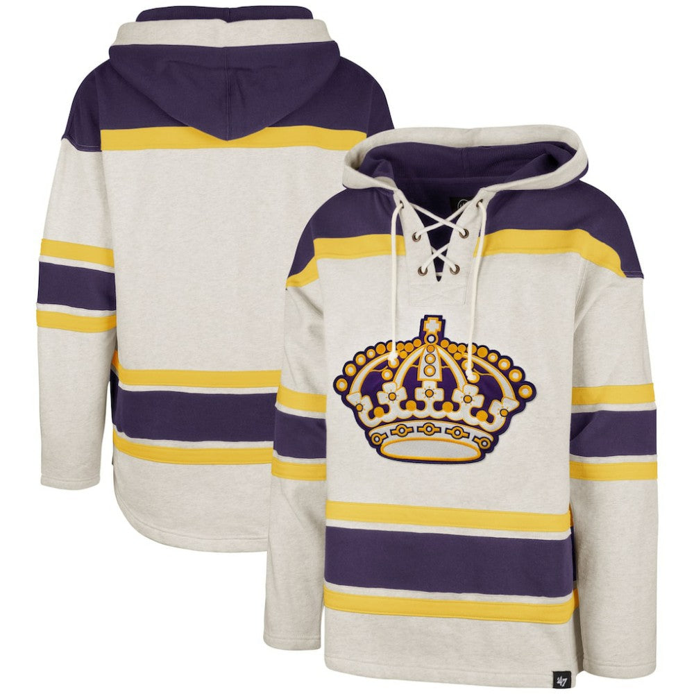 Los Angeles Kings - '47 Rockaway Lacer Pullover Hoodie Oatmeal