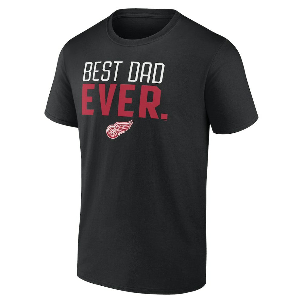 Detroit Red Wings - Best Dad Ever T-Shirt Black