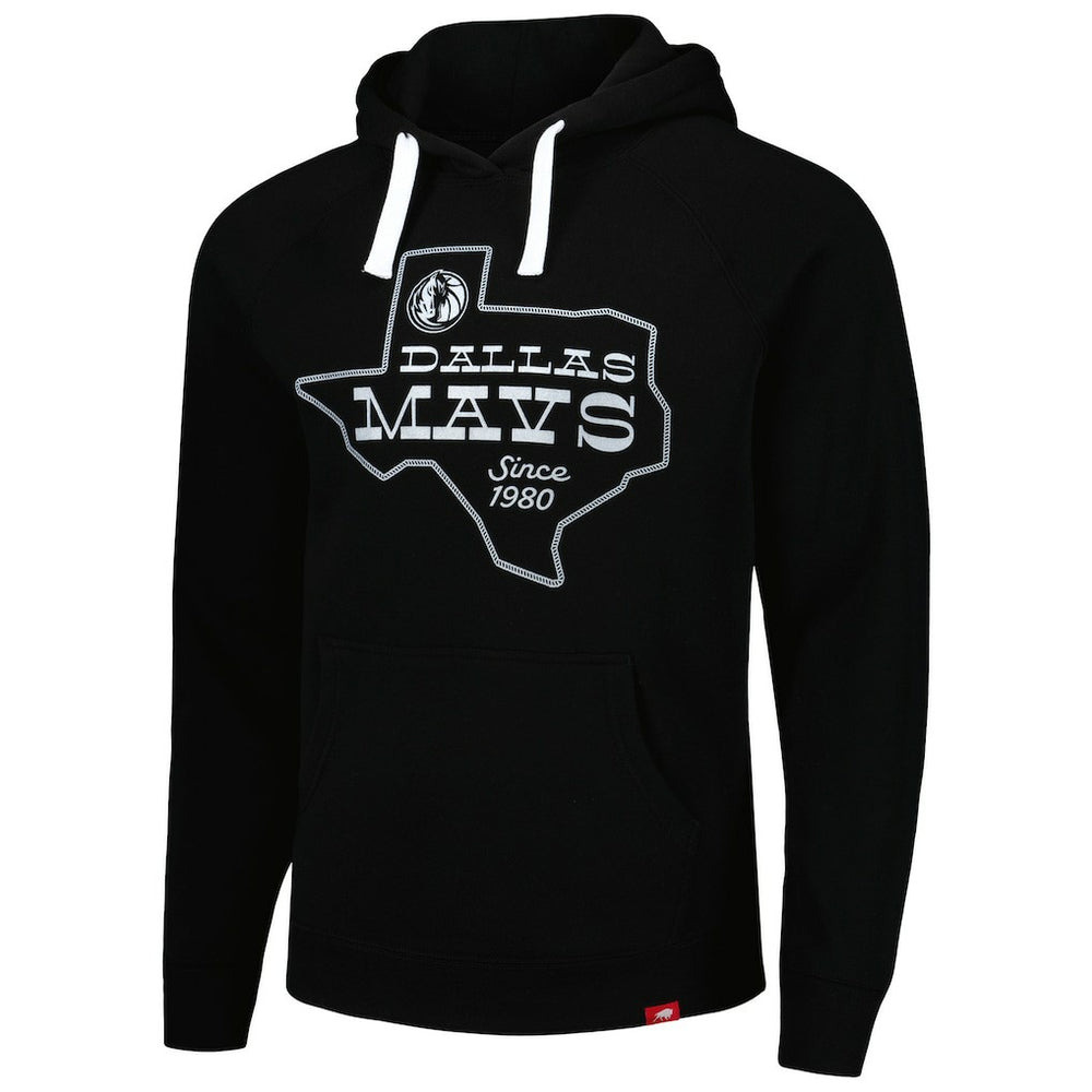 NBA - Dallas Mavericks Sportiqe Unisex Olsen Raglan Tri-Blend Pullover Hoodie - Navy
