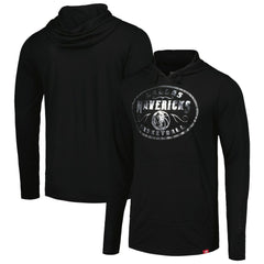 NBA - Dallas Mavericks Sportiqe Unisex Rowan Tri-Blend Long Sleeve Hoodie T-Shirt - Black