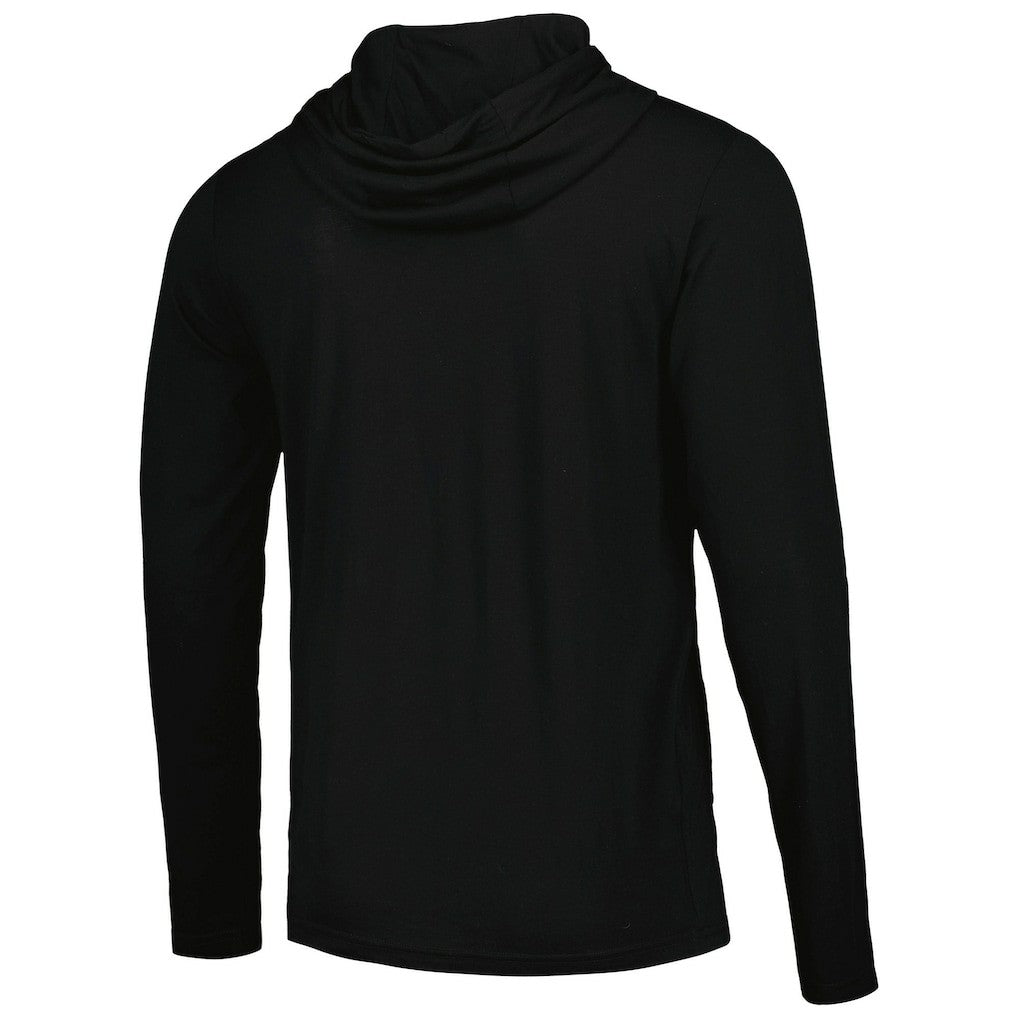 NBA - Dallas Mavericks Sportiqe Unisex Rowan Tri-Blend Long Sleeve Hoodie T-Shirt - Black