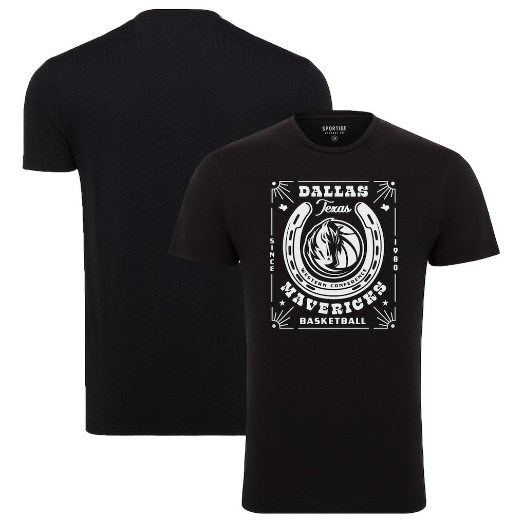 NBA - Dallas Mavericks Sportiqe Unisex Bingham Elevated T-Shirt - Black