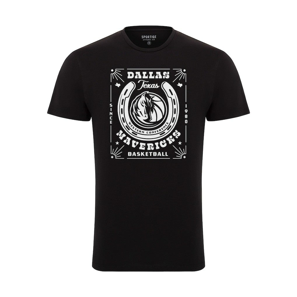NBA - Dallas Mavericks Sportiqe Unisex Bingham Elevated T-Shirt - Black