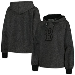 Boston Red Sox DKNY Sport Women's Debbie Dolman Raglan Pullover Hoodie On Sale