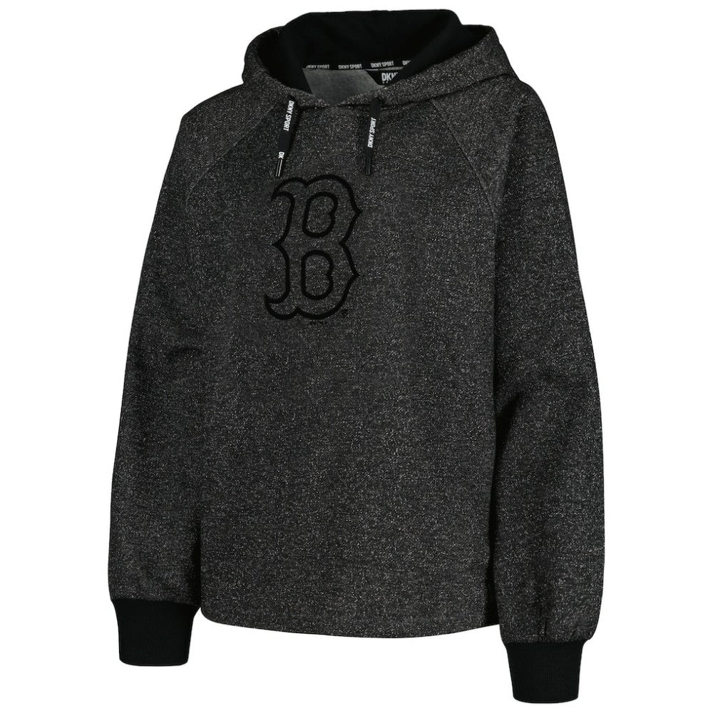 Boston Red Sox DKNY Sport Women's Debbie Dolman Raglan Pullover Hoodie On Sale
