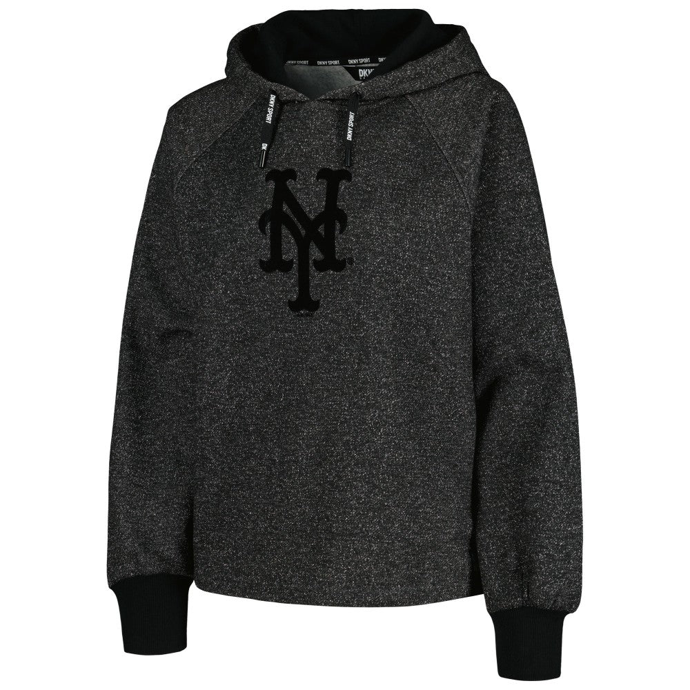 New York Mets DKNY Sport Women's Debbie Dolman Raglan Pullover Hoodie On Sale