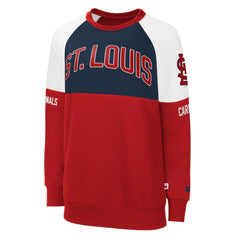 St. Louis Cardinals Starter Women's Baseline Raglan Pullover Sweatshirt Online